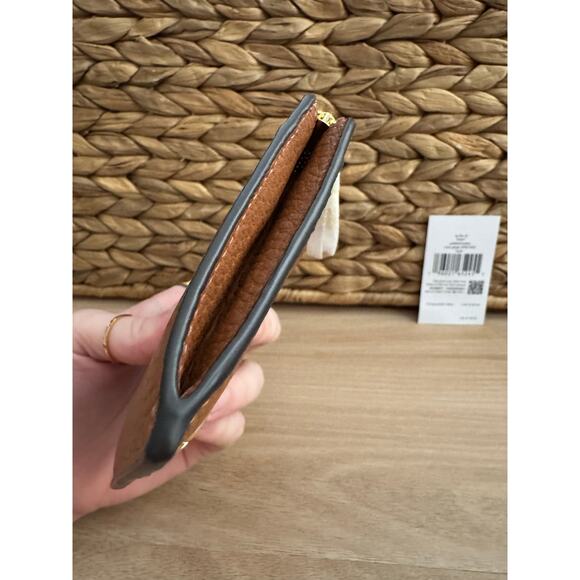 NWT! Kate Spade Kayla Large Slim Cardholder in Warm Gingerbread - Picture 11 of 14